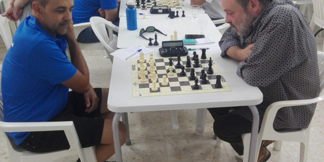 Primera jornada de la liga provincial de Ajedrez. Trebejos Peón Pasado vs Chaturanguita Arriate