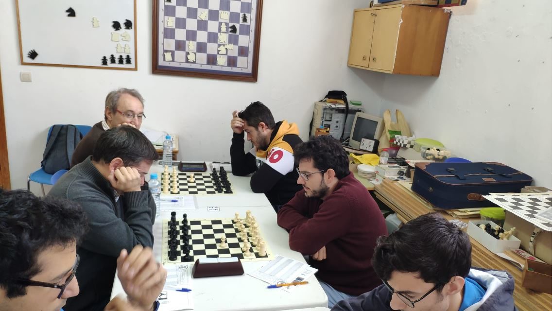 Séptima jornada de la liga Andaluza de Ajedrez. Chaturanga Arriate VS Trebejo Plagister.