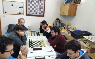 Séptima jornada de la liga Andaluza de Ajedrez. Chaturanga Arriate VS Trebejo Plagister.