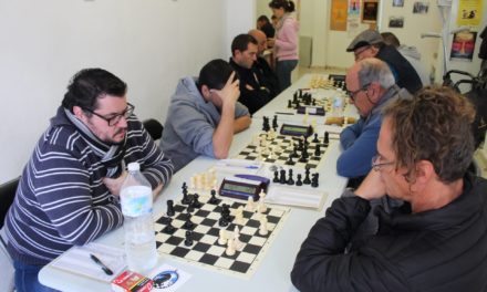 Sexta jornada de la liga provincial de Ajedrez. Estepona Cave B vs Chaturanga ADAJ Arriate.