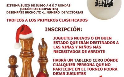 Torneo benéfico de Ajedrez de Navidad en Arriate