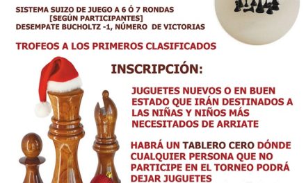 Torneo benéfico de Ajedrez de Navidad en Arriate