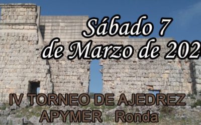IV Torneo de Ajedrez APYMER Ronda