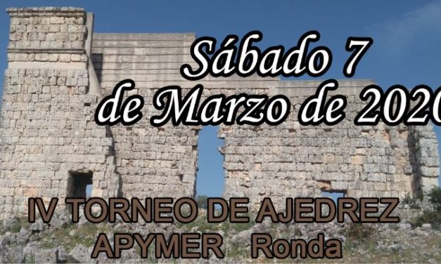 IV Torneo de Ajedrez APYMER Ronda