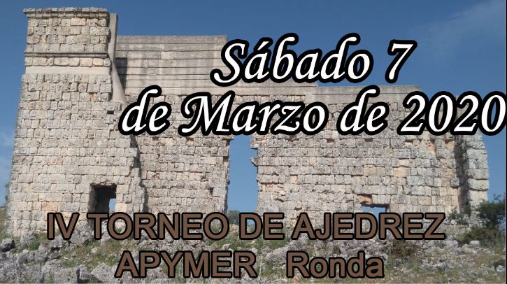 IV Torneo de Ajedrez APYMER Ronda