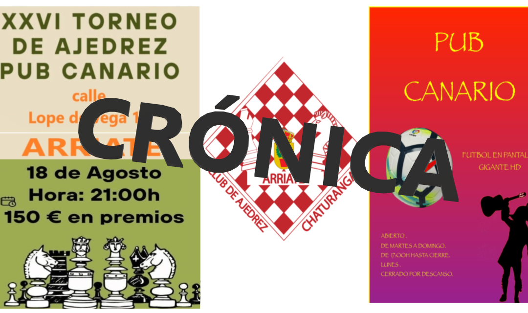 CRÓNICA DEL TORNEO PUB CANARIO
